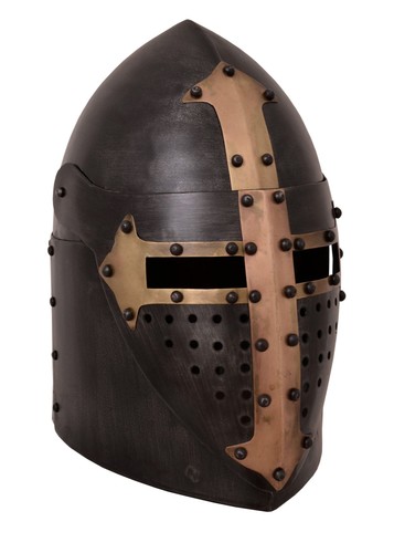 Topfhelm mit klappbarem