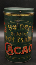 Alte Blechdose Reiner Cacao Entölter Leicht Löslicher