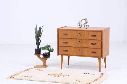 Kleine vintage teak kommode - teak, |