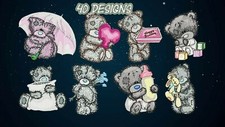 Maschinenstickmotive teddy - maschinenstickmotive,