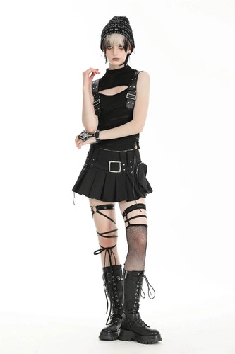 Dark love gothic top - dark,