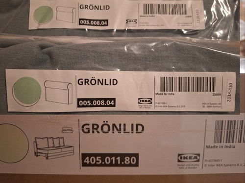 Ikea grönlid bezüge für - ,