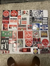 Ultras Nürnberg Schalke Aufkleber Sammlung 84 Sticker Ultras