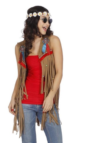 Indianer weste mit fransen - indianer,
