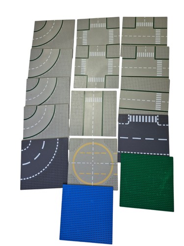 15x lego strassenplatten - 15x,