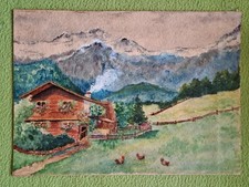 Aquarellbild Original 25x18