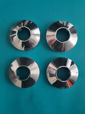 4 Stück Wasserrohr Abdeckung, Rosette, Plastik, silberfarben, innen ca. 22mm, D