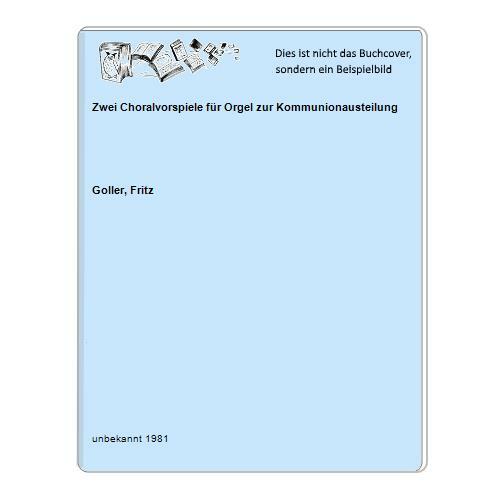 Zwei choralvorspiele für - zwei,