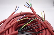 Saunakabel Silikonkabel SIHF 2-7 Adern 0,5 - 6 mm² Silikonleitung