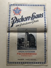 Berlin orig. Speisekarte