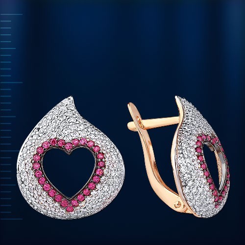 585 ohrschmuck rose rotgold - 585,