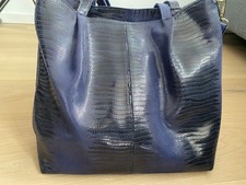 Umhängetasche Damen Leder Dunkelblau