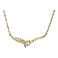 Collier Gold 585 mit Brillant
