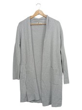 Selected Touch Damen Strickjacke Gr. 40/L Grau Casual