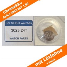 1 x Seiko Akku 3023.24T Knopfzelle mit Fahne 1,5V Pulsar Seiko Epson Uhr Lithium