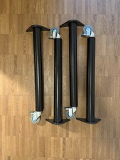 Tischbeine Metall Schwarz 4er