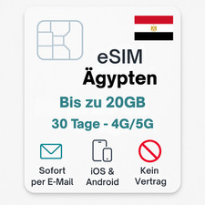 eSIM Ägypten bis zu 20 GB