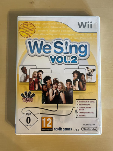 Wii spiel sing - we,