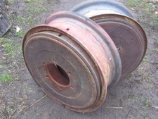 2 Felgen f.Traktor o. Anhänger 20zoll Aussensteg umgearbeitet Felge Rad 6- loch