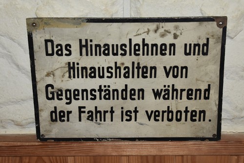 Altes schild ddr 50er jahre - ddr,