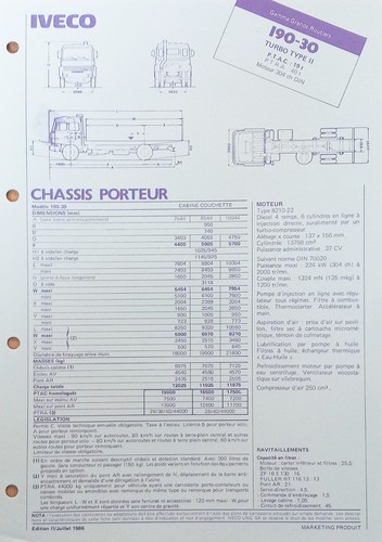 Iveco 190 turbo 07 86 - iveco, 07/86