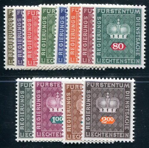 Liechtenstein dienst 1968 - dienst,
