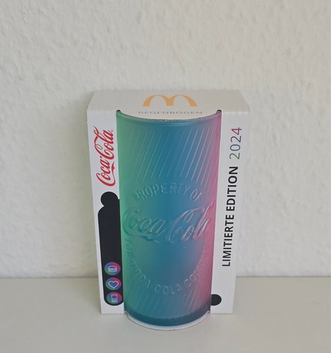 Coca cola regenbogenglas 2024 - coca,