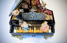 WEIHNACHTSGESCHENK -Wunderschöne Deluxe - Enesco Spieluhr als Pianoflügel -