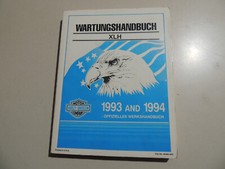 1993 1994 Harley-Davidson Sportster XLH 883  XLH 1200  Werkstatthandbuch