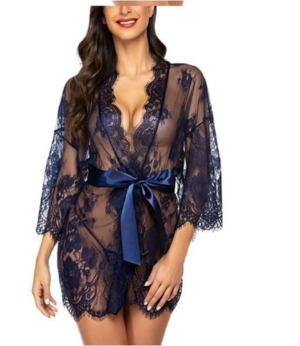 Satin nachthemd tanga - satin,