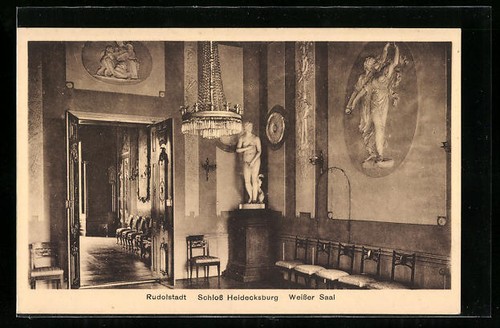 Ansichtskarte rudolstadt - ansichtskarte,