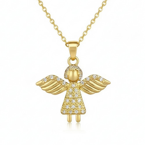 Schutzengel halskette 18k - halskette,