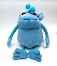 TCM Tchibo Monster Alien blau Stofftier unbespielt