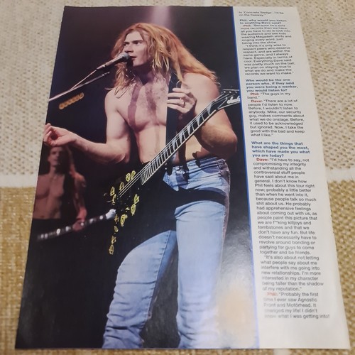 Vintage dave mustaine megadeth - dave,
