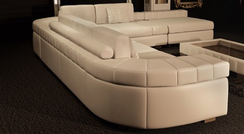 Ledersofa mit usb - usb, sitzer