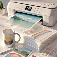 Sublimationspapier Sublimation Transferpapier A4 A5 für z.B. Tassen