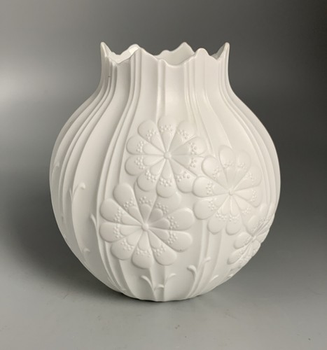 Bisquit porzellan vase ak - porzellan,