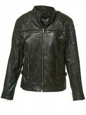 Herren Lederjacke Echtes Leder