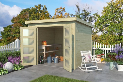 28mm gartenhaus 250x300 - 250x300, cm