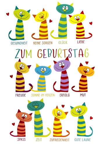Geburtstagskarte motiv - a4,