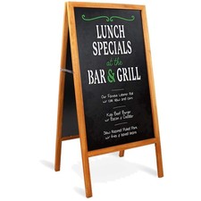 Holz Werbetafel Doppelseite