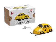 KOVAP Aufziehauto, gelb