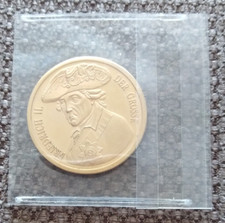 Medaille Friedrich II. Der Grosse vergoldet