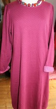 Heidekönigin kuscheliges Wendekleid Beere Gr.L+XL; Gots Bio BW; Neu!!