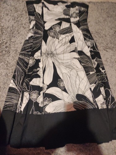 Coast kleid schwarz weiß - kleid,