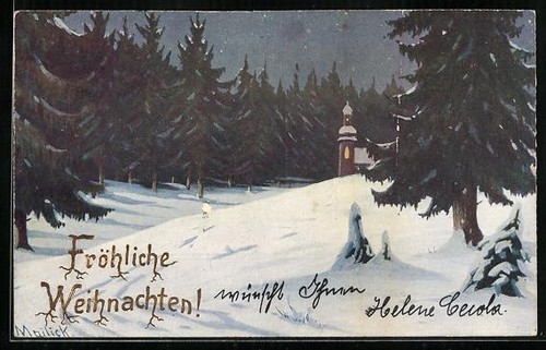 Künstler alfred mailick - künstler-ak,