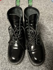 Solovair NPS Black Hi-Shine 8
