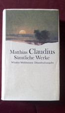 Matthias claudius sämtliche - matthias,