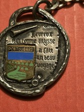 Plakette Zinn Anhänger D:3cm