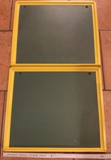 2 alte Tafeln, je ca. 42 x 35,5 cm